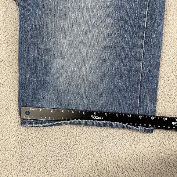 Y2k Phat Farm Denim Shorts Men 40 Medium Wash Baggy Loose Skater VTG Jorts - Picture 11 of 12